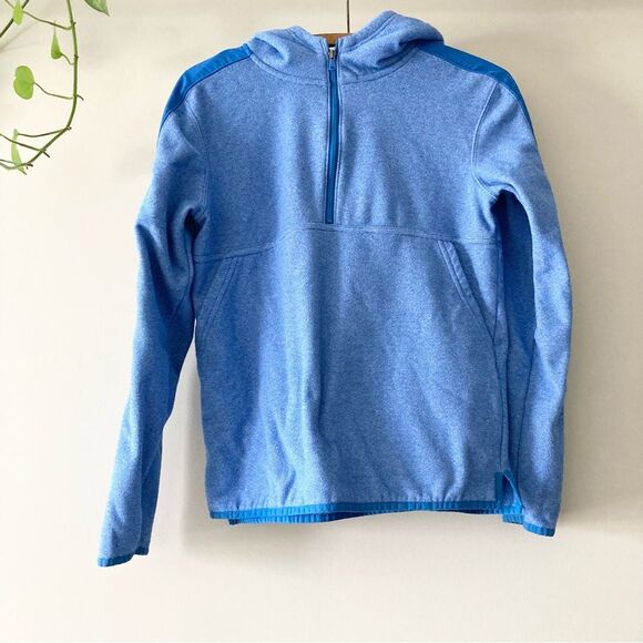 Under Armour Coldgear Loose Pullover Activewear Hoodie Quarter Zip Youth Size XL - Picture 1 of 4